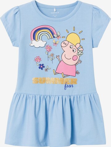 Robe 'Peppa' NAME IT en bleu : devant