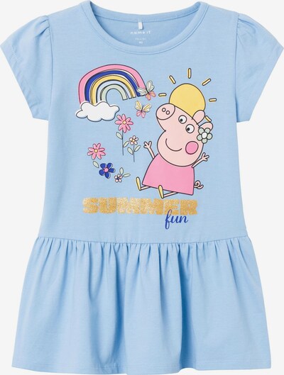 NAME IT Robe 'Peppa' en bleu / mélange de couleurs, Vue avec produit