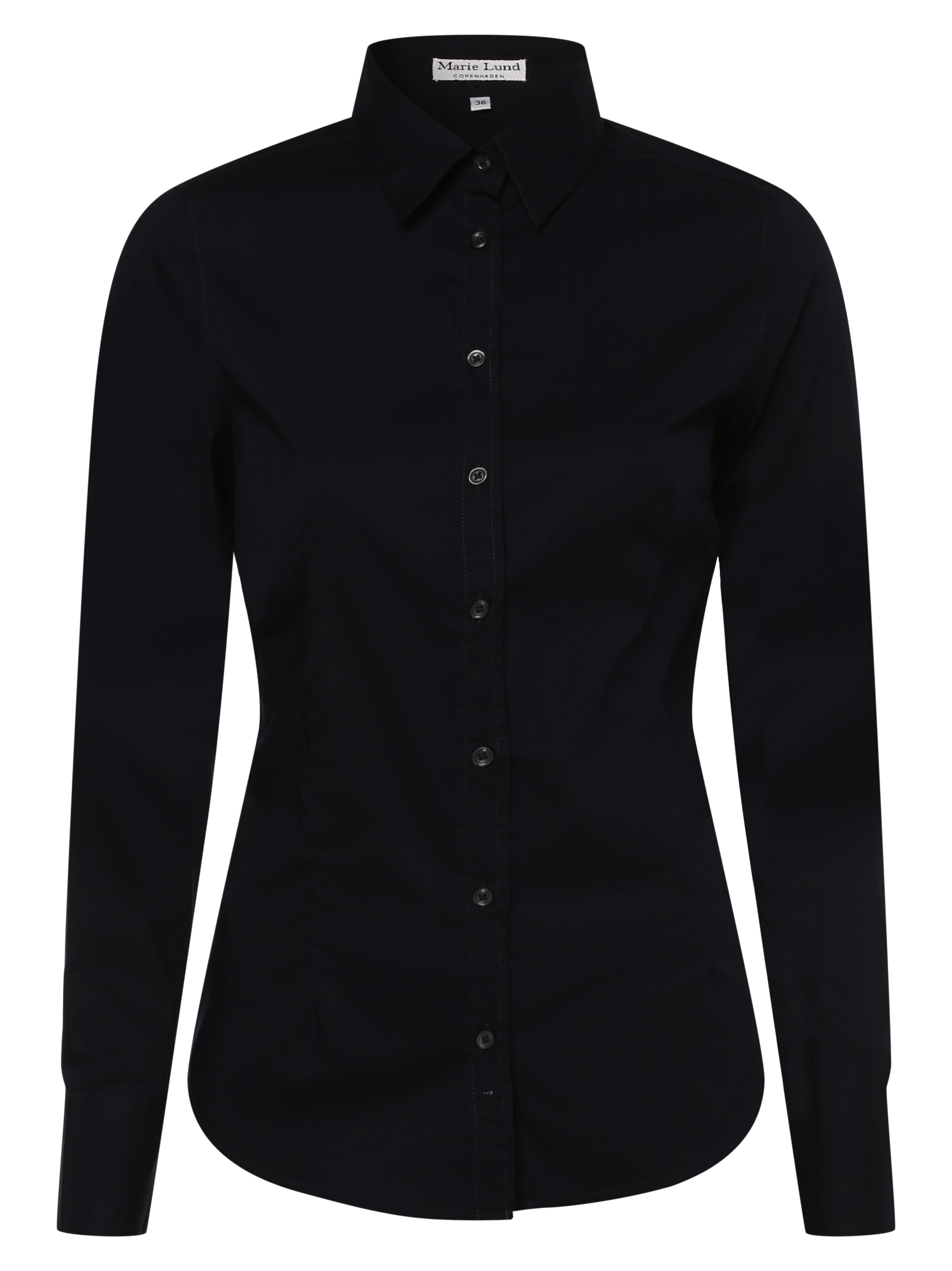 Marie Lund Blouse in Blauw: voorkant