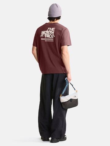 THE NORTH FACE Μπλουζάκι 'Mountain Sketch' σε καφέ