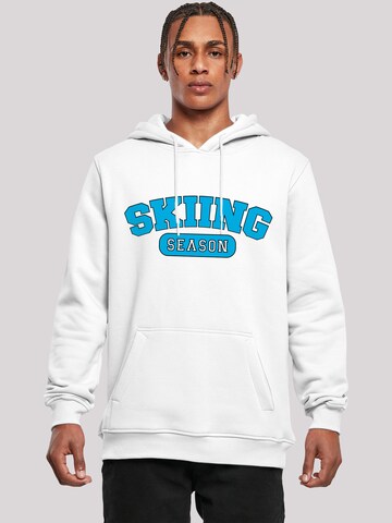 F4NT4STIC Sweatshirt in White: front