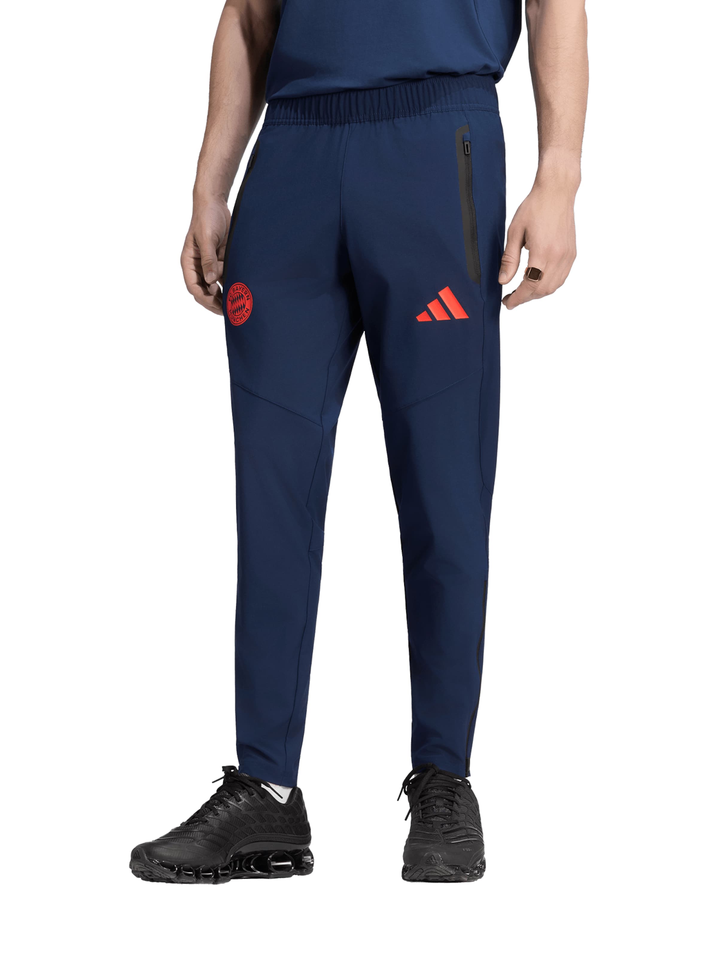 ADIDAS PERFORMANCE Skinny Workout Pants in Purple: front