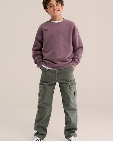WE Fashion Sweatshirt in Lila