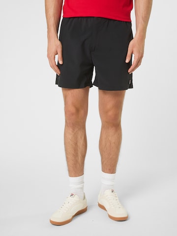Shorts de bain 'CAPRIGLIA regular short beach shorts' FILA en noir : devant