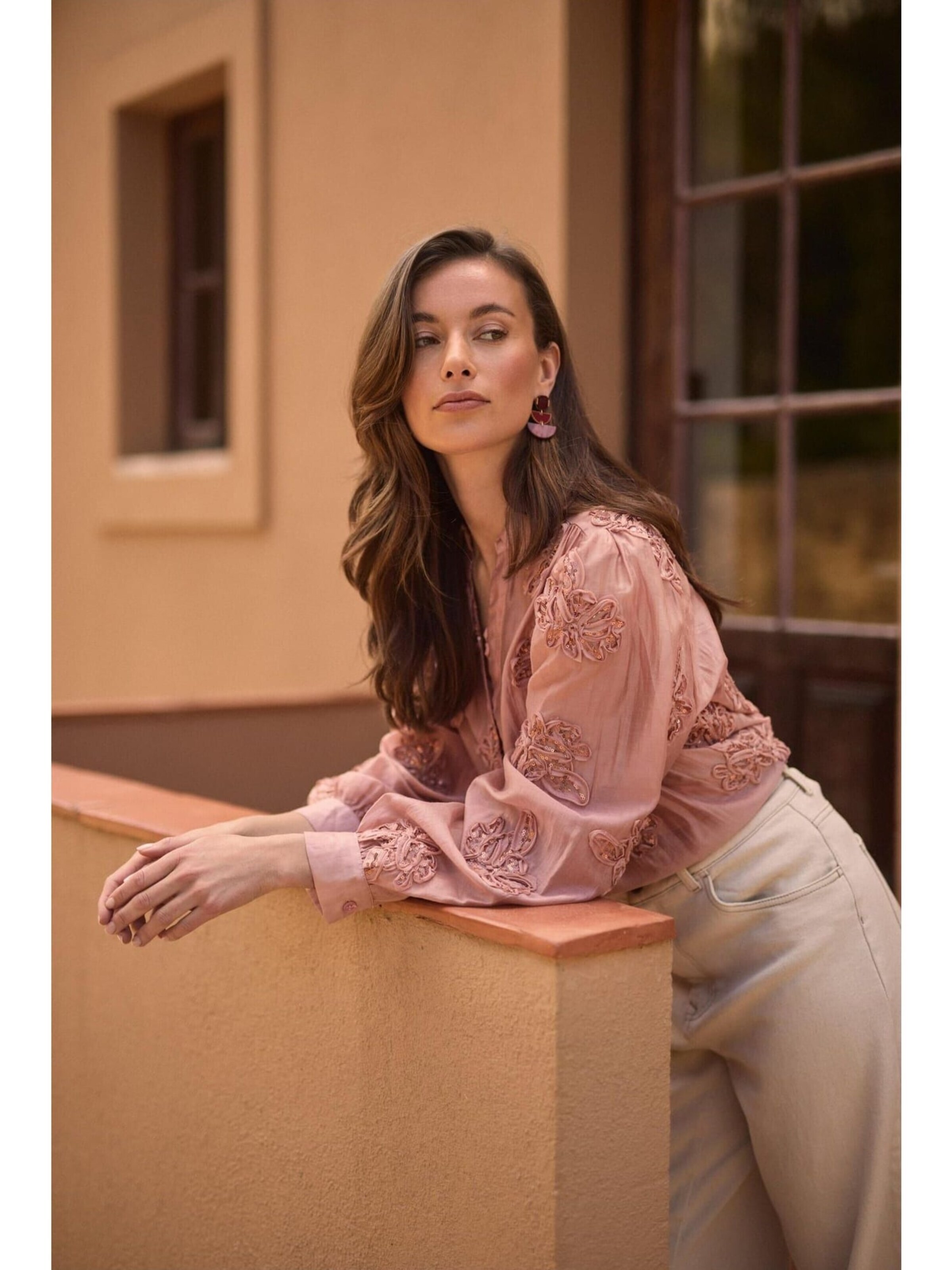 nukus Blouse 'Antonella' in Roze