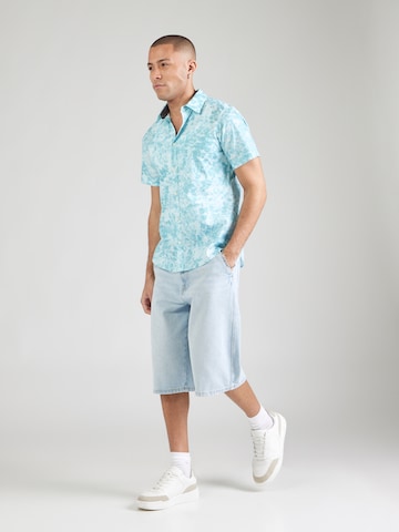 Coupe slim Chemise s.Oliver en bleu