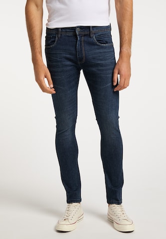 DreiMaster Maritim Skinny Jeans in Blauw: voorkant