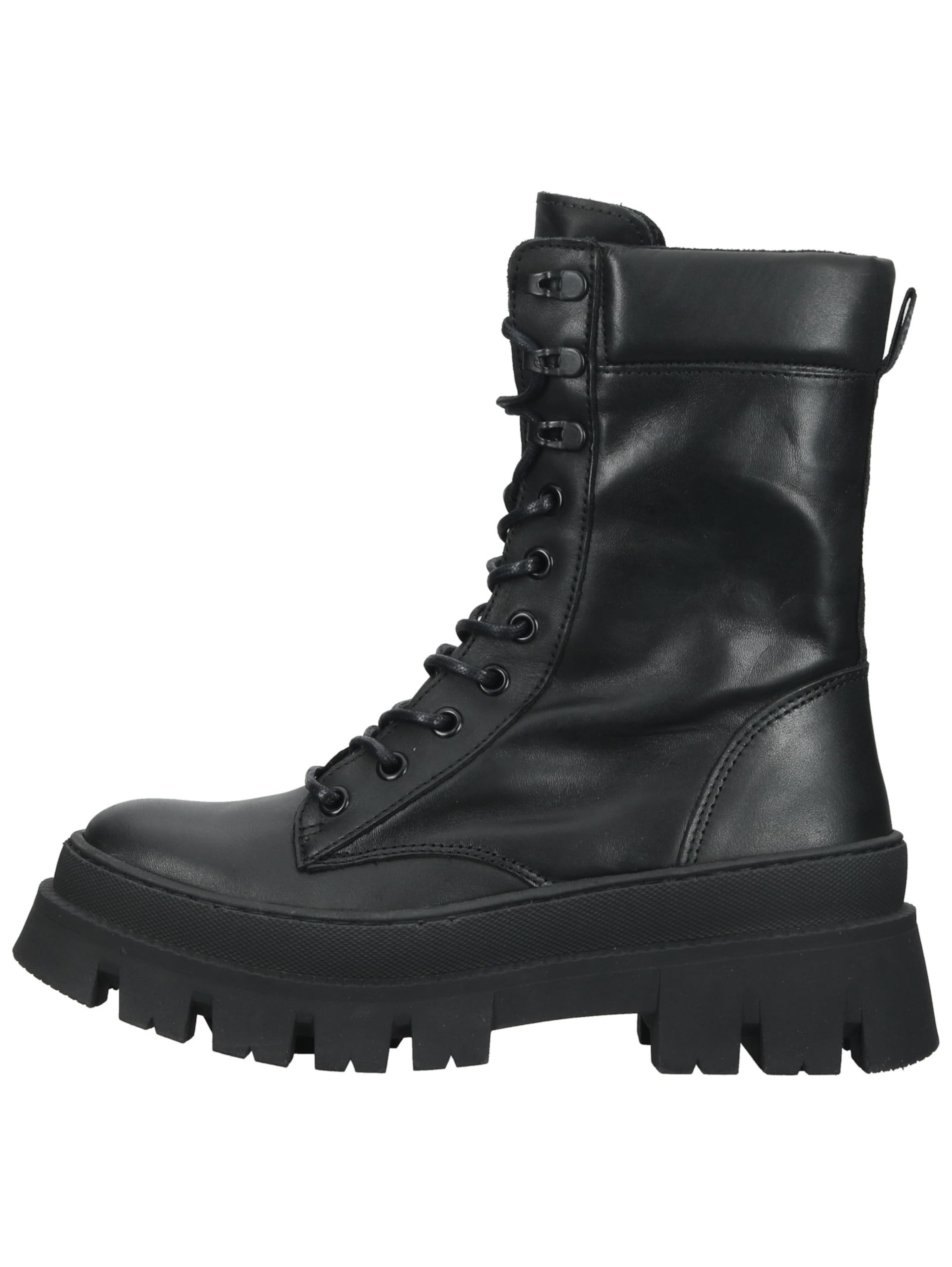 STEVE MADDEN Schnürstiefelette in Schwarz