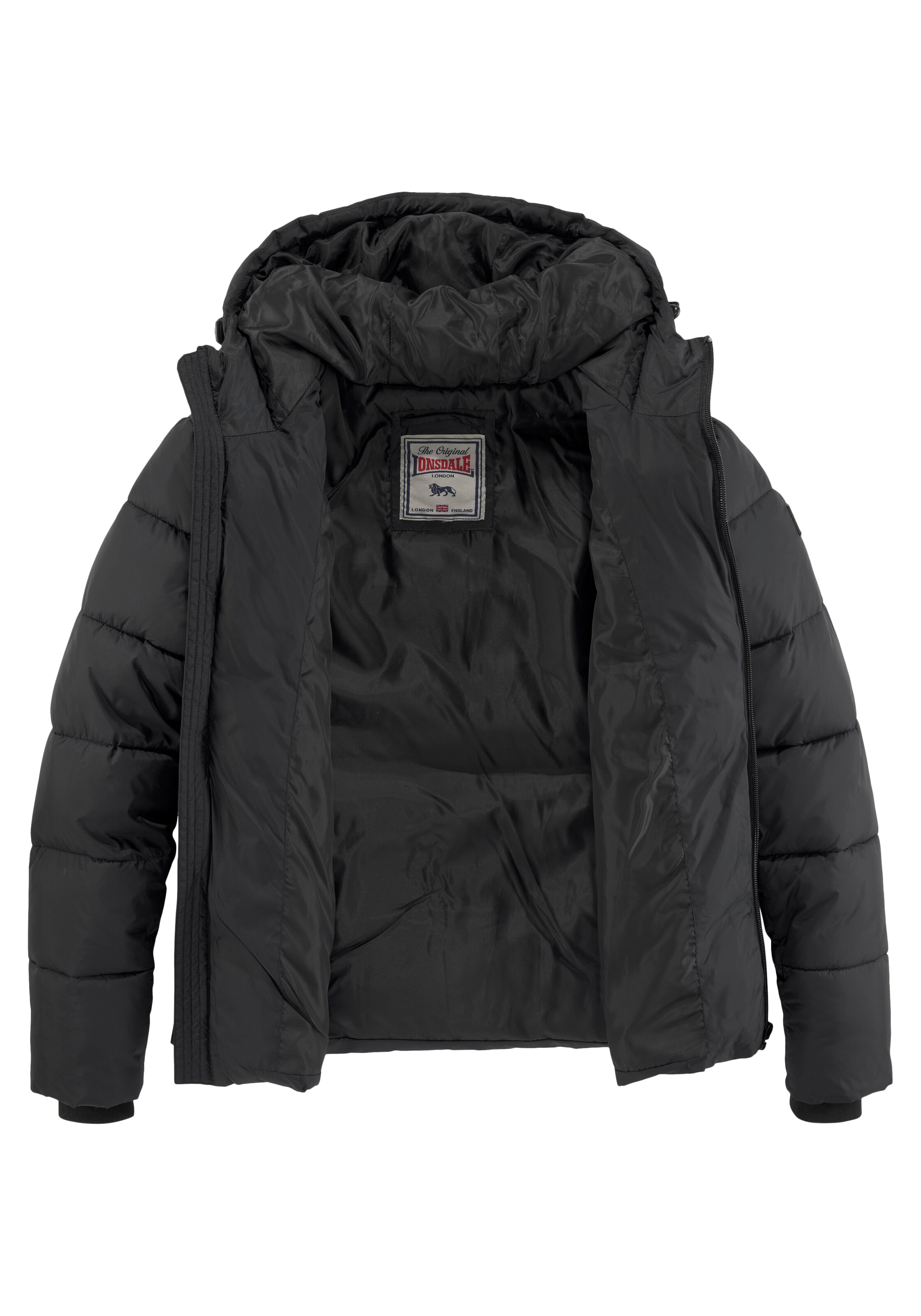 LONSDALE Jacke in Schwarz