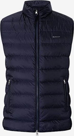 GANT Gilet en bleu marine / blanc, Vue avec produit