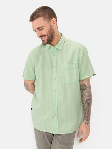 CAMEL ACTIVE Regular fit Button Up Shirt in Green: front