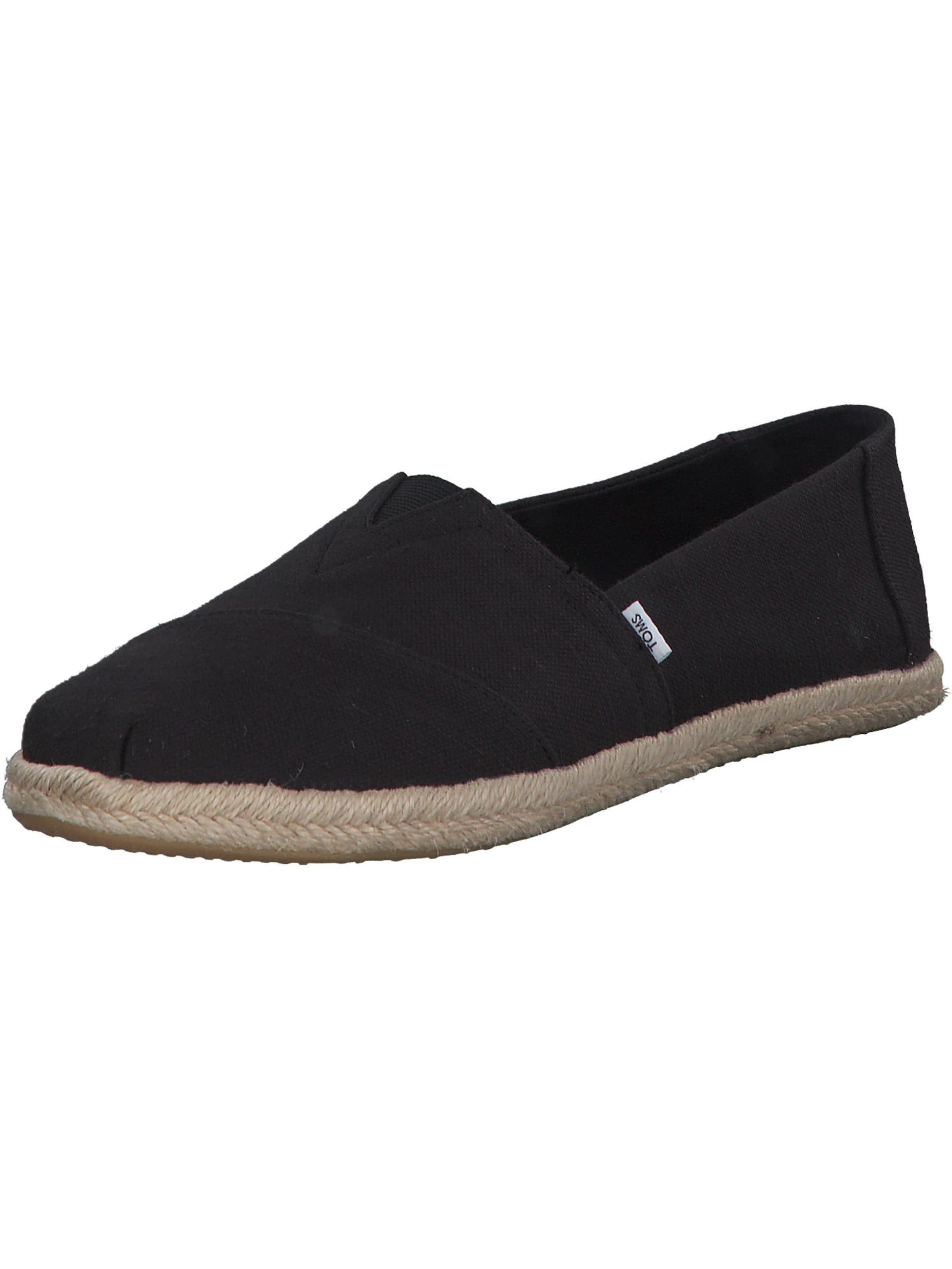 Espadrilles 'ALPARGATA ROPE' TOMS en noir : devant