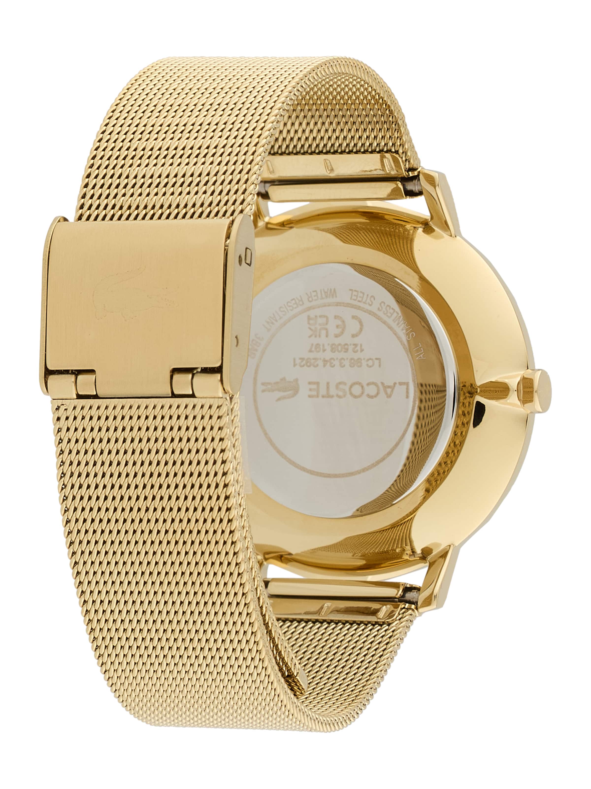 LACOSTE Analog Watch 'Crocorigin' in Gold