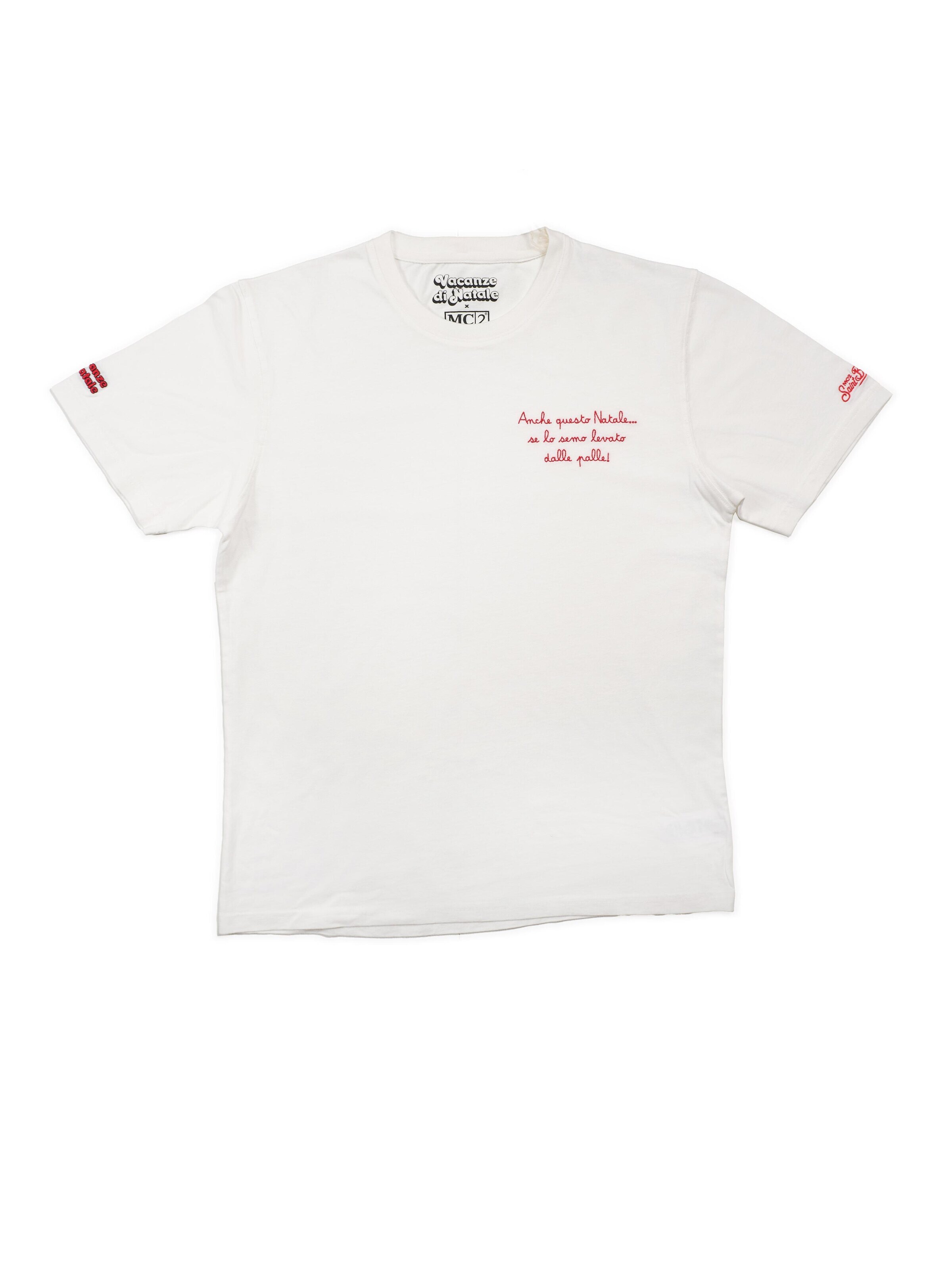 MC2 Saint Barth - Camiseta en blanco: frente