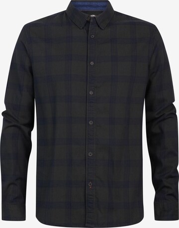 Petrol Industries Comfort fit Button Up Shirt 'Princeton' in Green: front