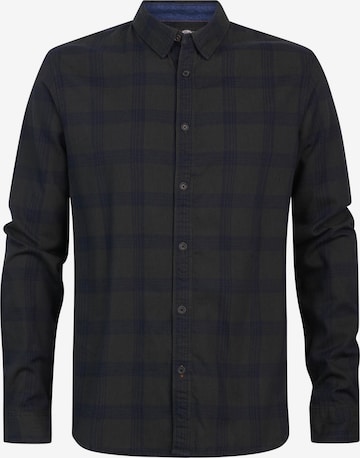 Petrol Industries - Ajuste confortable Camisa 'Princeton' en verde: frente