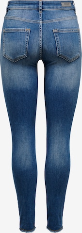 ONLY Skinny Jeans 'Blush' in Blau