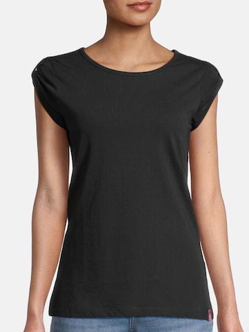 salzhaut Shirt 'Biike' in Schwarz