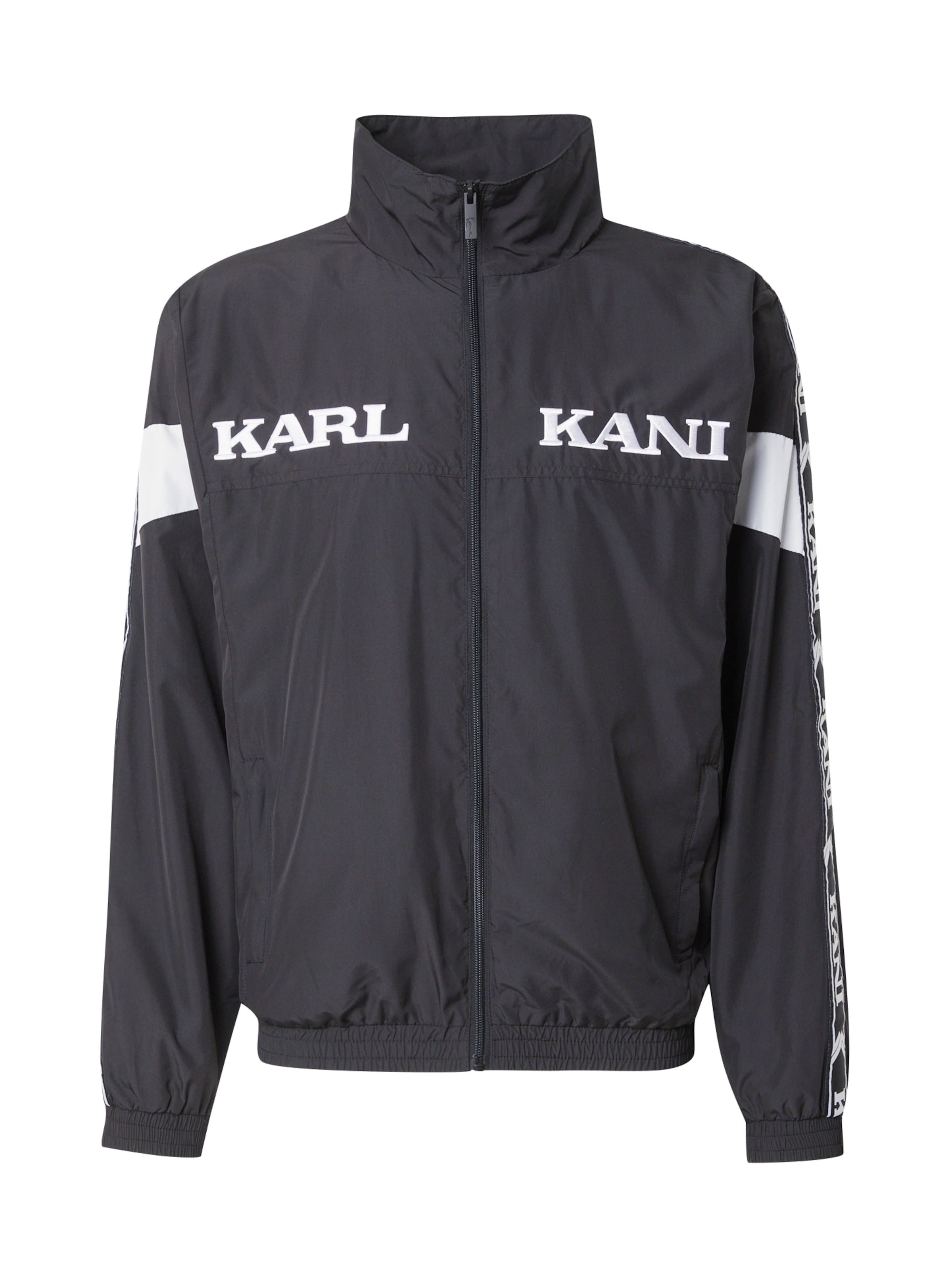 Karl Kani Between-Season Jacket in Black: front