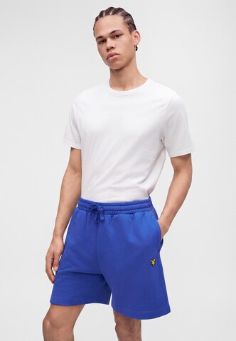 Lyle & Scott Loosefit Broek in Blauw