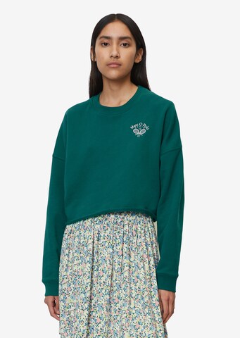 Sweat-shirt Marc O'Polo DENIM en vert : devant