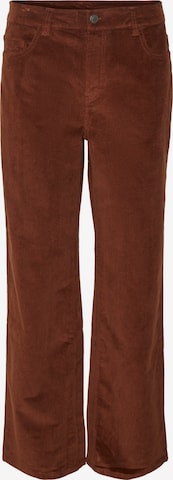 Pantalon 'Amanda' Noisy may en marron : devant