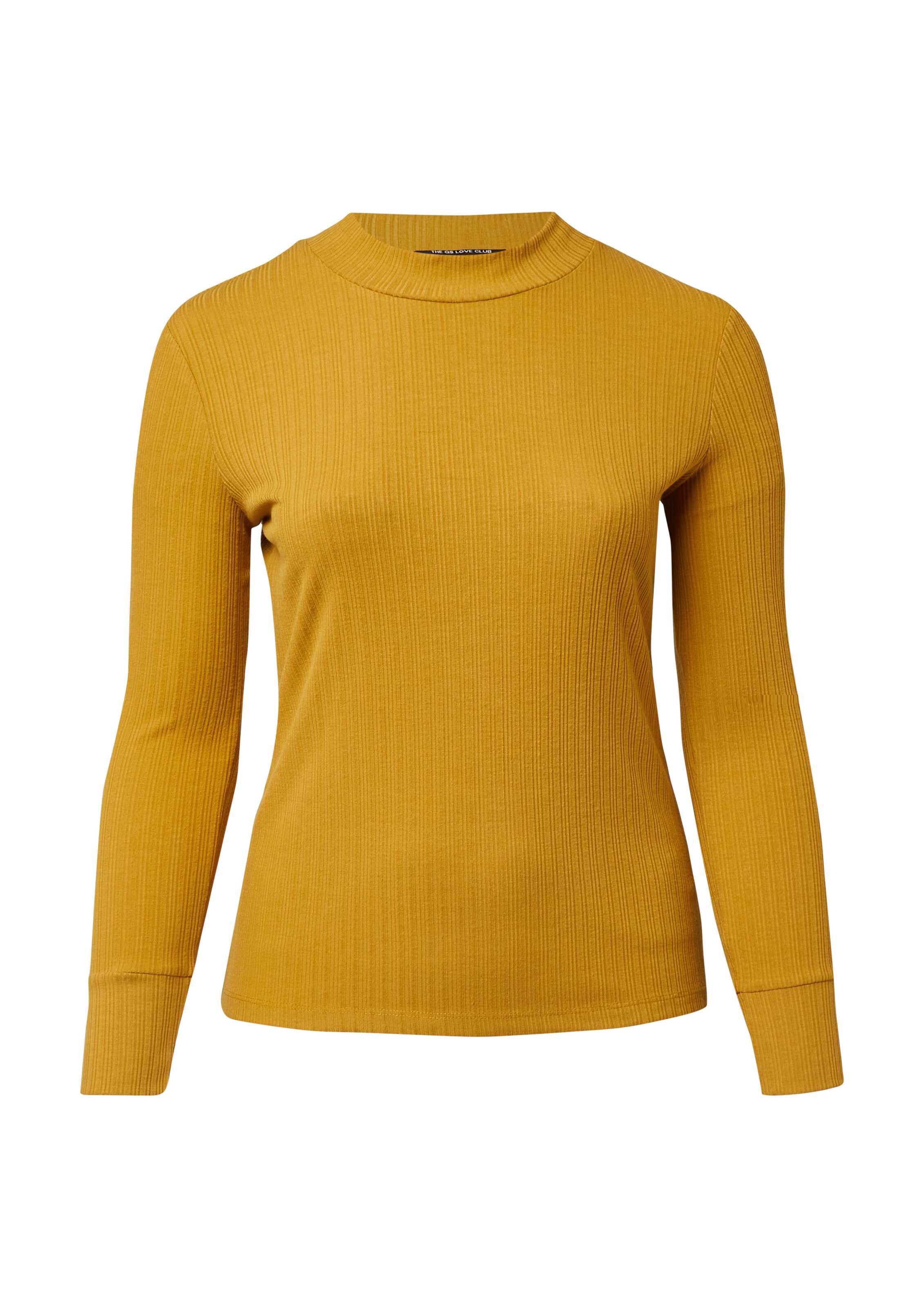 QS Shirt in Gelb: Vorderseite