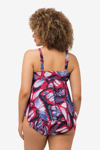 Ulla Popken T-shirt Tankini in Red