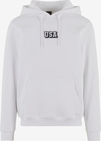 Mister Tee - Sudadera en blanco: frente