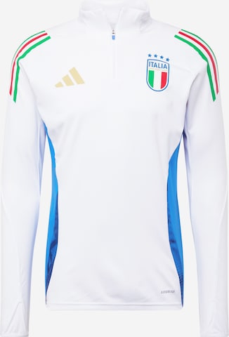 ADIDAS PERFORMANCE - Camiseta de fútbol 'FIGC' en blanco: frente