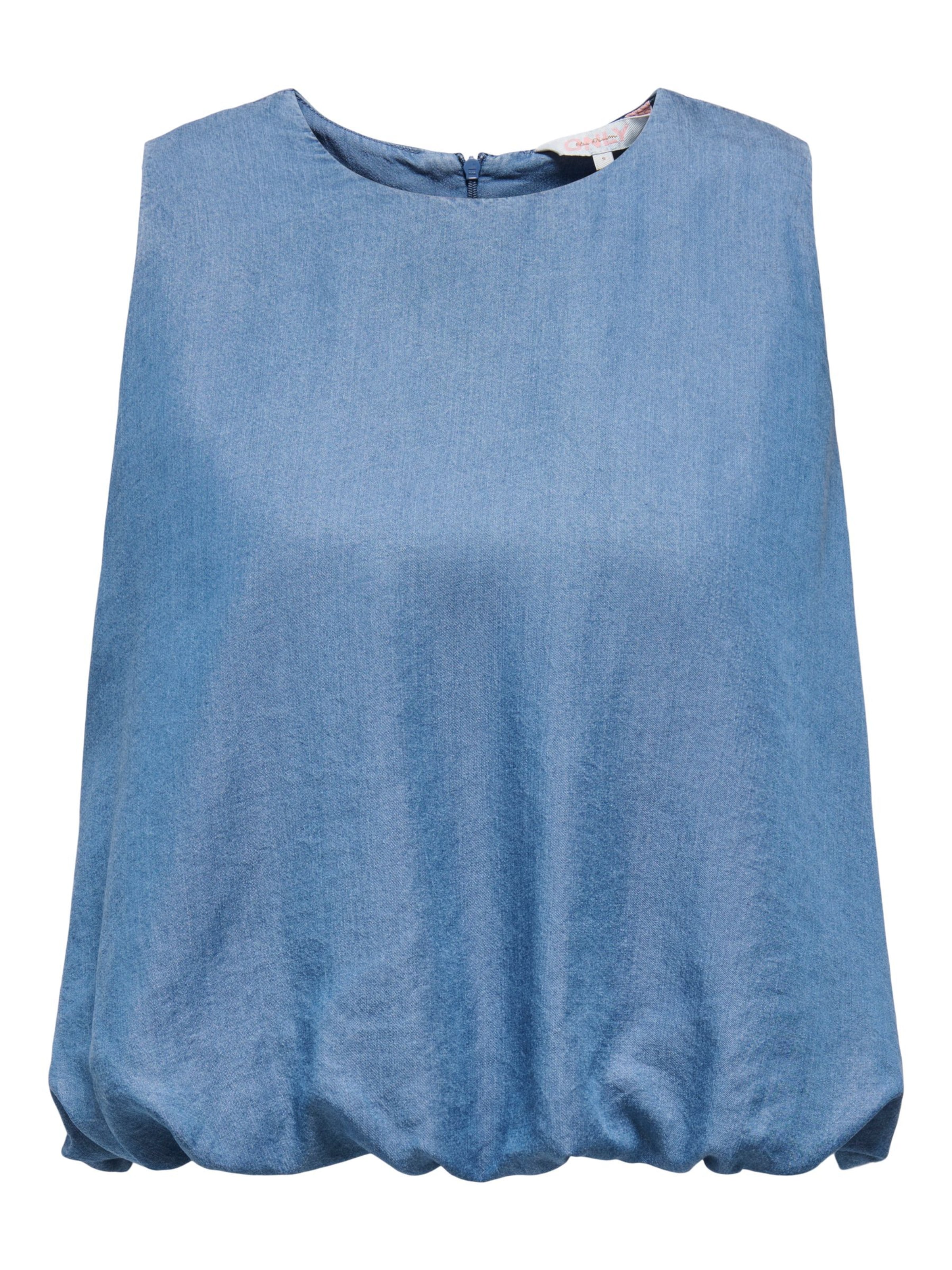 ONLY Top 'ONLCharis' in Blauw: voorkant