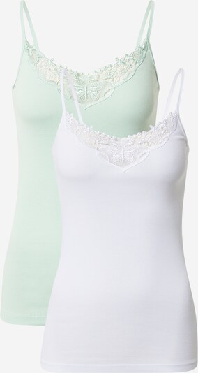 Top 'KIRA' ONLY di colore verde chiaro / bianco, Visualizzazione prodotti