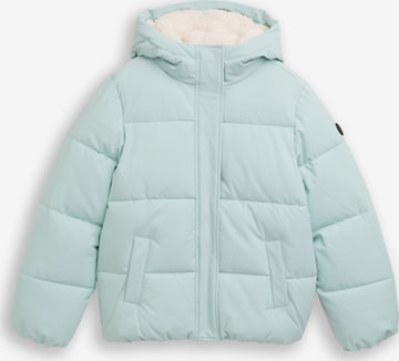 TOM TAILOR Talvitakki värissä sininen: etupuoli