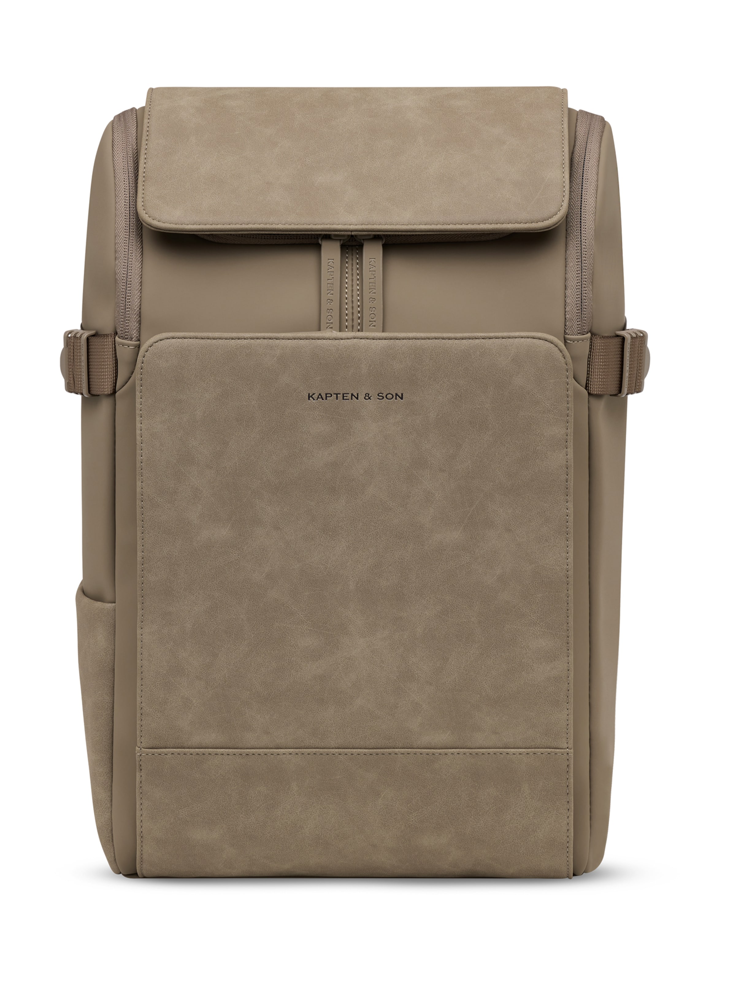 Sac à dos 'Bali Medium' Kapten & Son en marron : devant