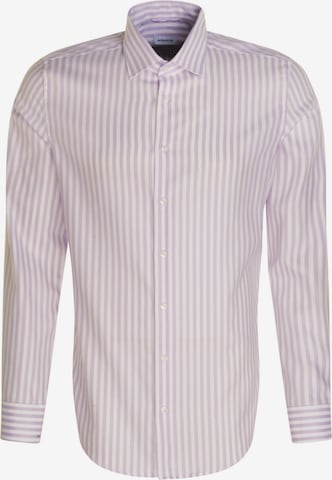 SEIDENSTICKER Business Shirt in Purple: front