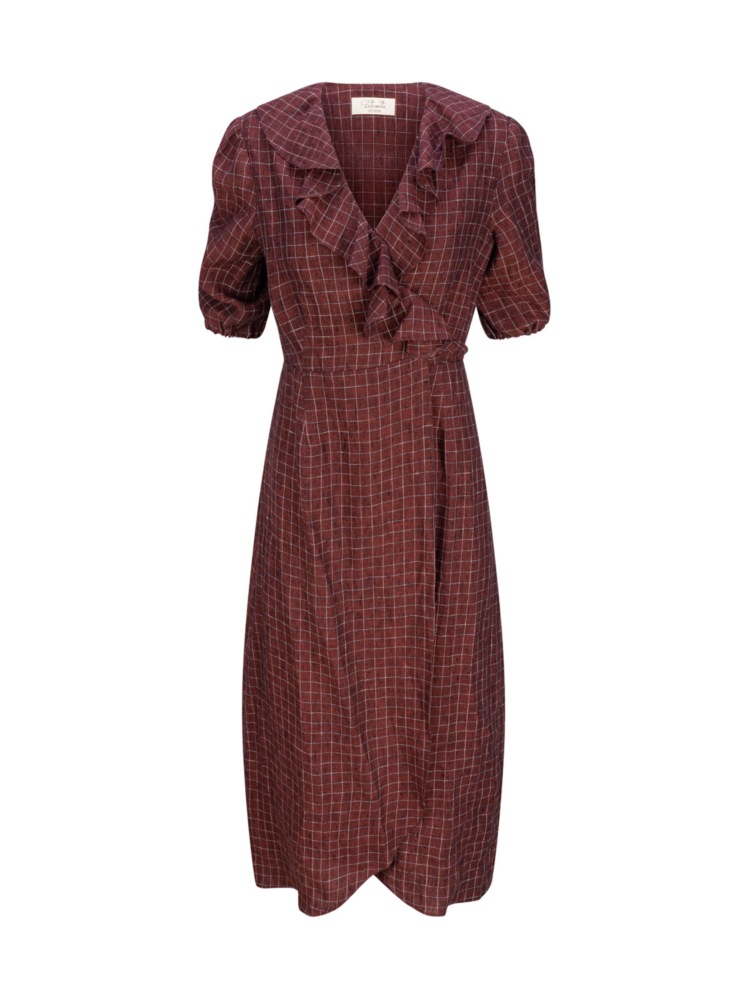 Introvertie VIENNA Summer Dress in Red: front