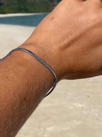 hiBALI Bracelet 'Edgy' in Silver