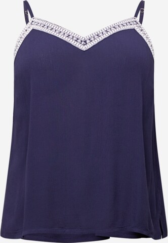 ABOUT YOU Curvy Top 'Juliette' in Blue: front