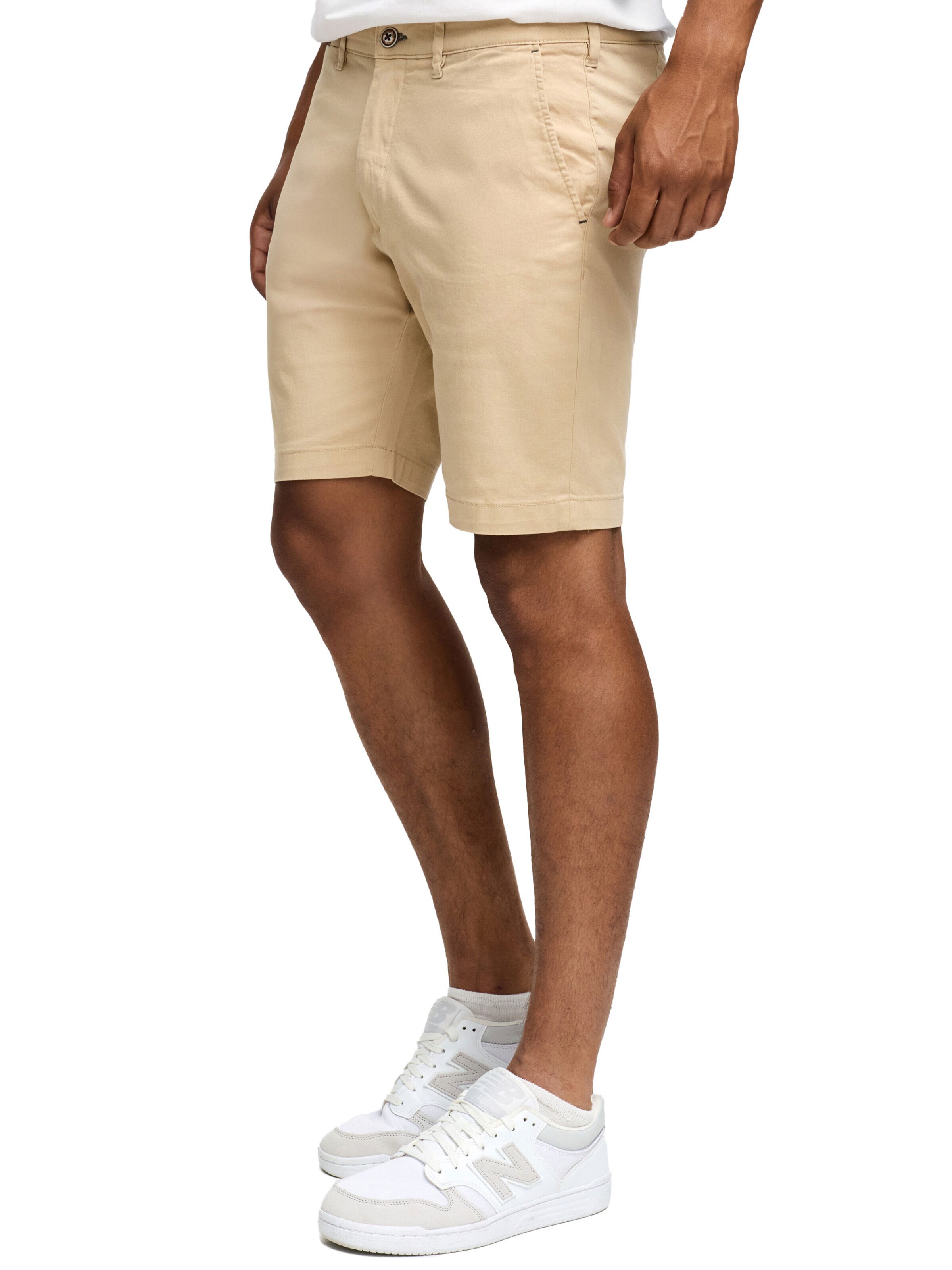 INDICODE Regular Pants 'Indicode Laulax' in Beige