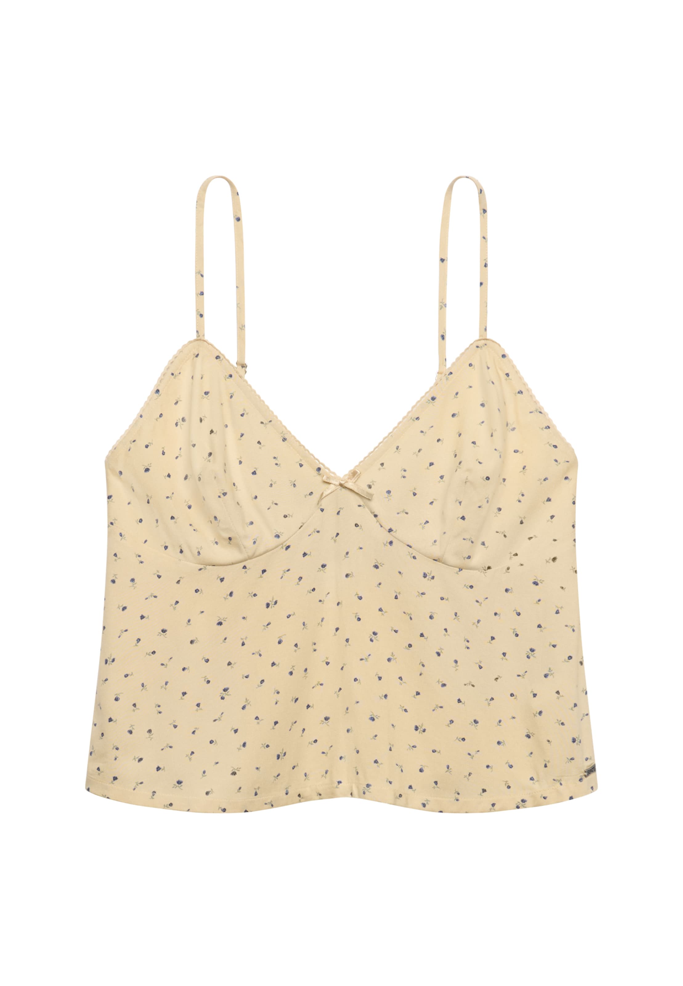 Superdry & Co Haut en bleu foncé / cappuccino / kaki, Vue avec produit