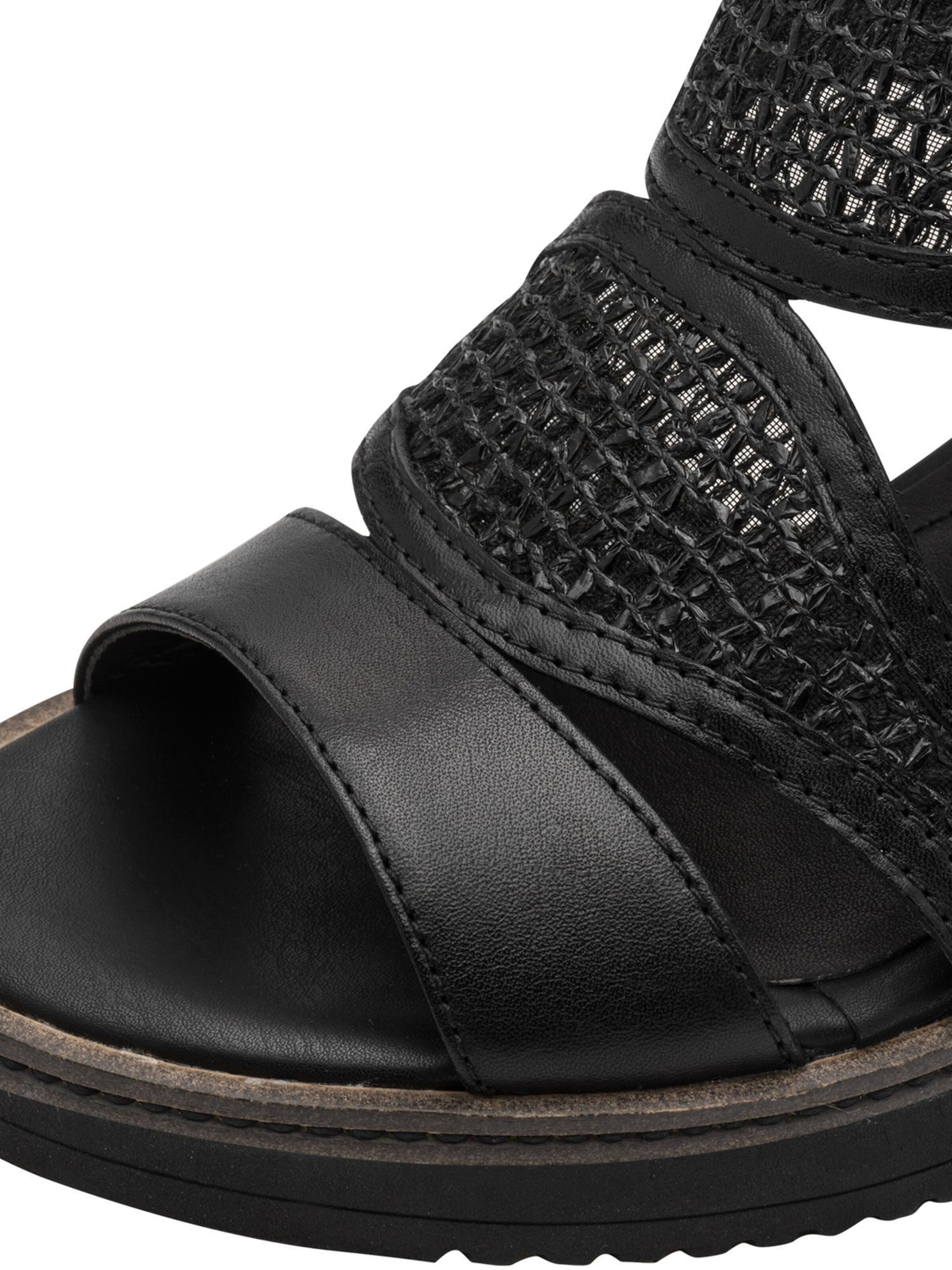 Tamaris Sandaal in Zwart