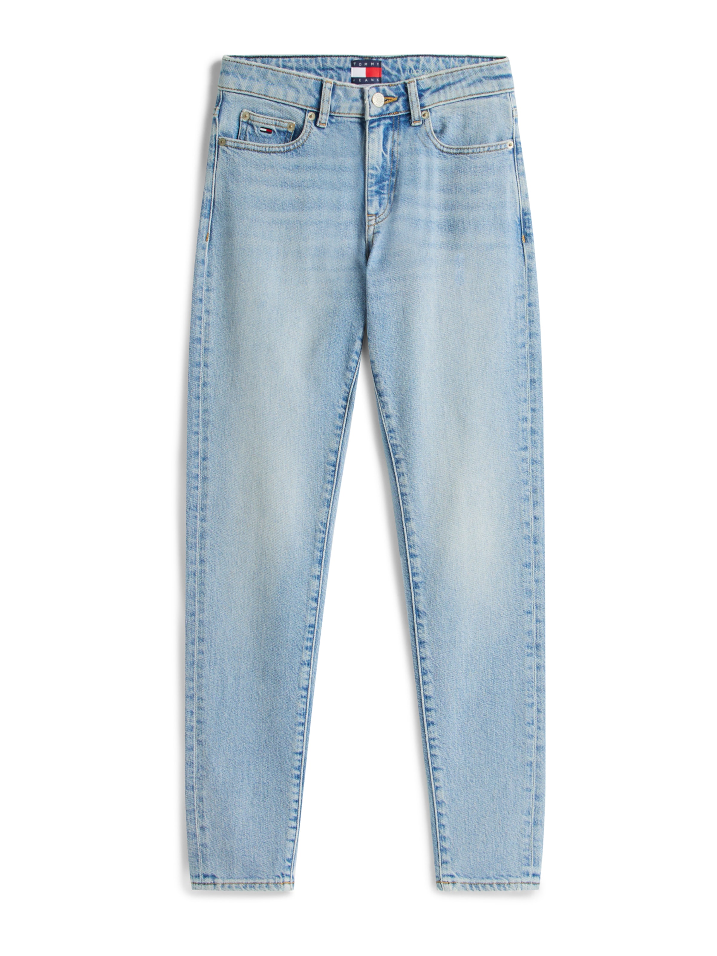 Slimfit Jeans de la Tommy Jeans pe albastru: față