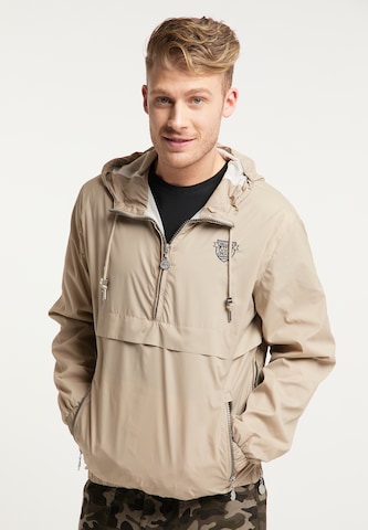 MO Between-Season Jacket in Beige: front