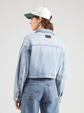 ARMANI EXCHANGE Prehodna jakna | modra barva