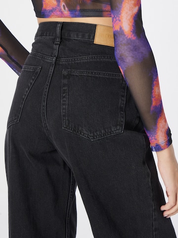 WEEKDAY Wide leg Jeans 'Rail' in Black