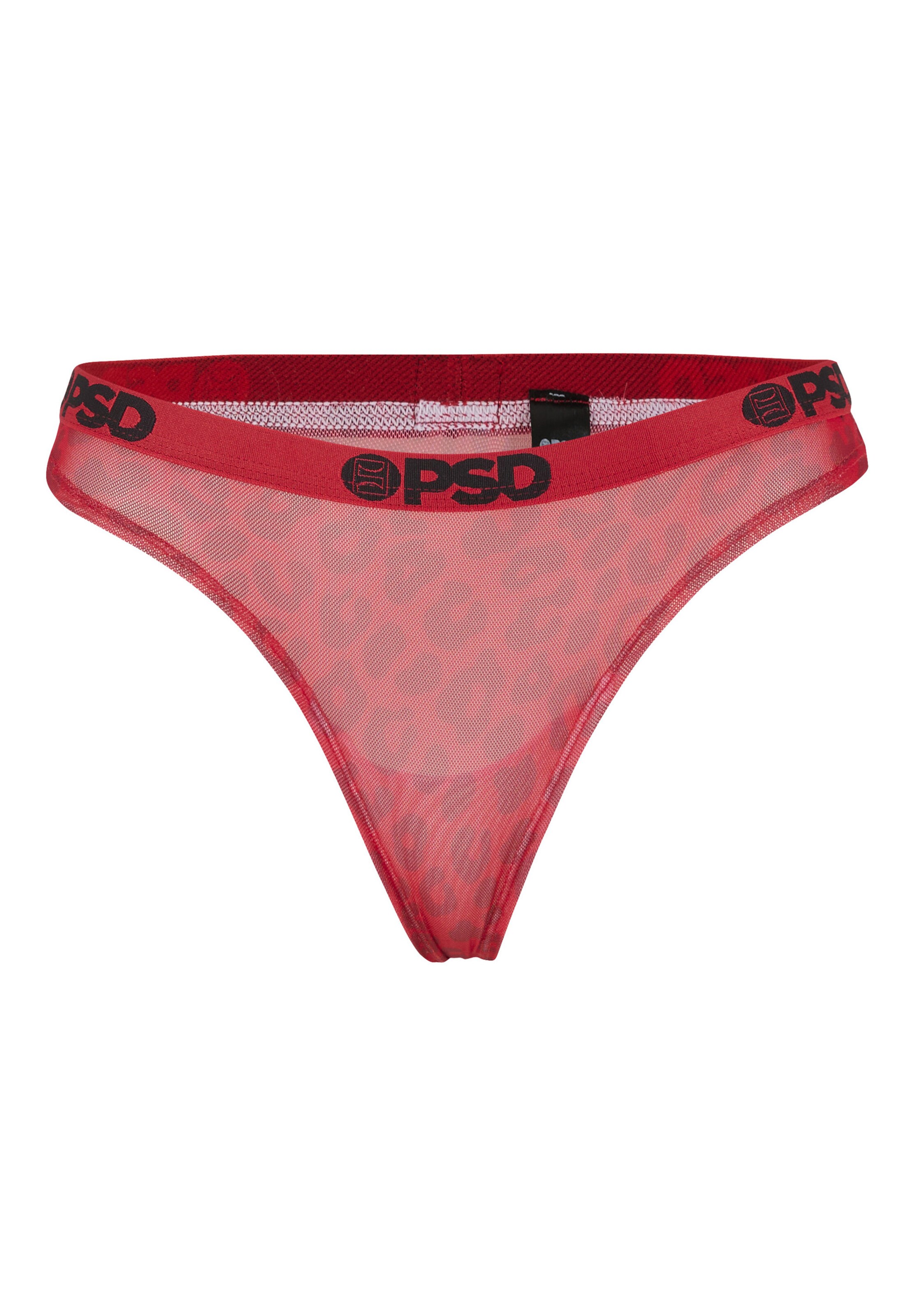 PSD Underwear Thong in Red: front