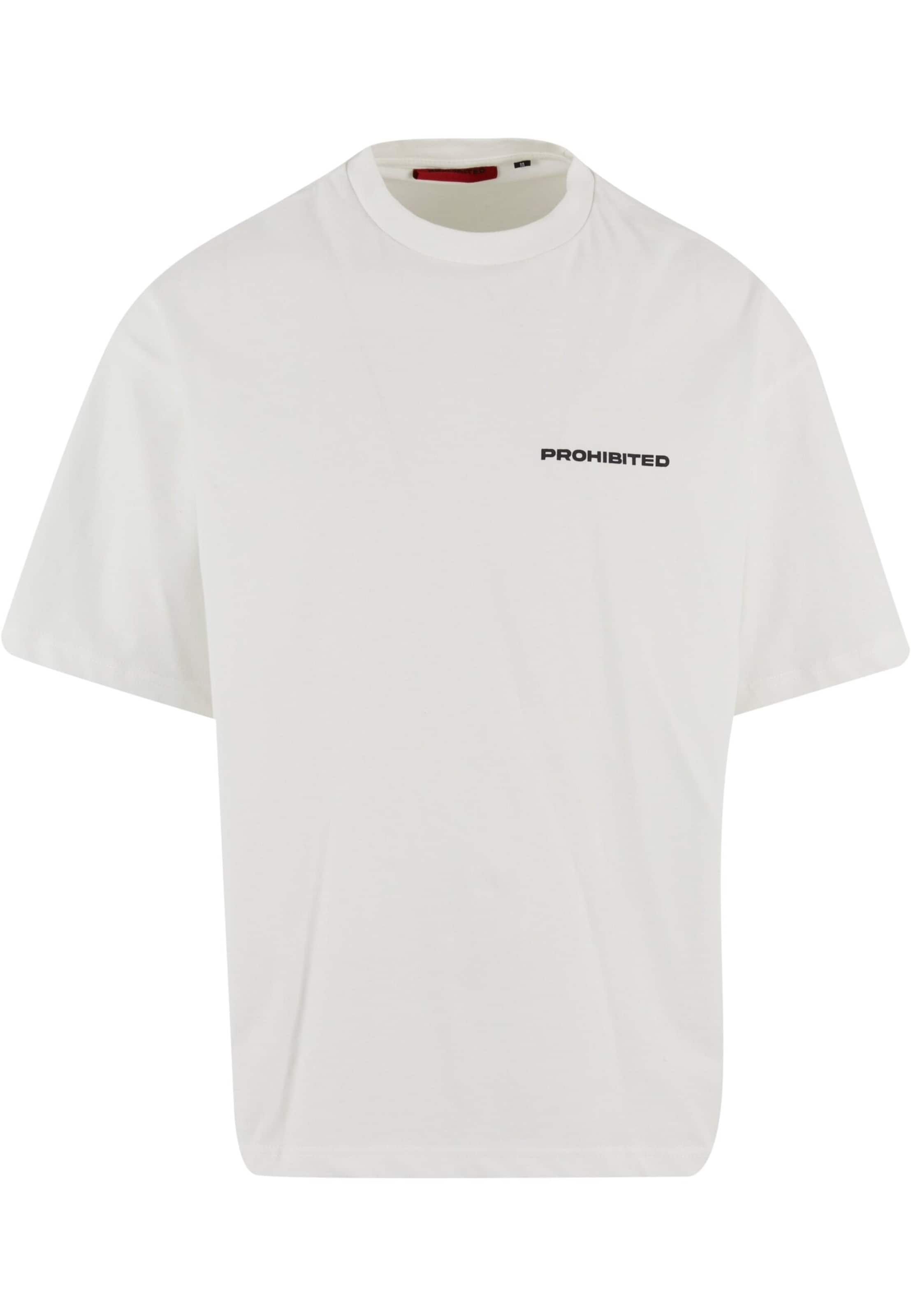 Prohibited T-shirt i vit: framsida