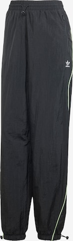 ADIDAS ORIGINALS - Loosefit Pantalón 'Loose Parachute' en negro: frente