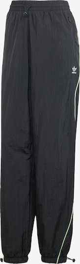 ADIDAS ORIGINALS Pantalon 'Loose Parachute' en noir / blanc, Vue avec produit
