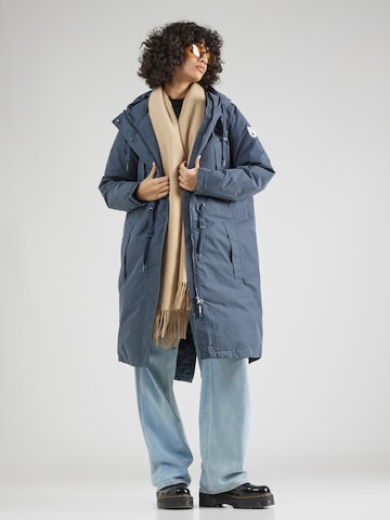 Cappotto funzionale 'Valholm' di Derbe in blu